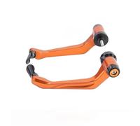 UOEMCRTB Motorcycle Protector Handlebar CNC Aluminum Motorcycle Hand Guard for Suzuki GSX250R DL250 Falling Protector Handguard Universal(Orange)