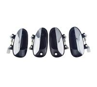 UOEMCRTB Outside Chrome Door Handle Front/Rear Left/Right for Kia for Carens 2002 2003 2004 2005 2006 0K2FB-58410 0K2FB-59410 0K2FB-72410 0K2FB-73410(4pcs a kit)
