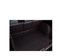 UOEMCRTB Rear Trunk Liner Car Trunk Boot Mat Leather Liner Pad Cargo Pad Liner For F&ord For Mondeo Mk4 2007 2008 2009 2010 2011 2012 2013 2014(Black red)