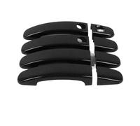UOEMCRTB Smart Keyhole ABS Door Handle Lid Side Protect Frame Cover Trim for F&ord for Escape Kuga/Focus 4-Door 8pcs Carbon Fiber 2013-2019