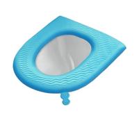 UOGIWPT Toilet Cover Bathroom Warmer Toilet Seat EVA Waterproof Toilet Seat Cover Pad (Azul oscuro)