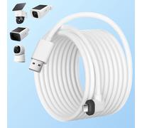 Uogw 25FT Power Cable Compatible with eufy SoloCam S220/S340/C210/E30,eufy Indoor Cam S350/C210/C220,eufyCam 3/S330/S3 Pro/3C/S300,Waterproof USB Type-C Extension Cable Charging Cord for Camera