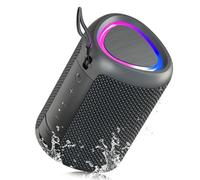 UOHHBOE Portable Bluetooth Speaker with 20W Loud Stereo Sound, BT5.4 Mini Super-Portable Speaker with 3 Modes RGB Lights, 24H Playtime, TWS Pairing, Outdoor Speaker for Party/Beach/Travel/Gifts