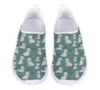 UOIMAG Cute Westie Dogs Slip On Shoes for Women Cute Casual Walking Shoes Lightweight Casual Sneakers EU37 UK5