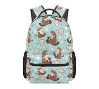 UOIMAG Kids Otter Backpack for Boys 6-8 17" Toddler Rucksack Large Capacity 200g Lightweight School Bag for Year 1-2