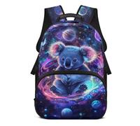 UOIMAG Koala Backpack Boys School Bag for Elementary Space Rucksack with Padded Shoulder Strap 17 inch Large Capacity - All Day Comfort