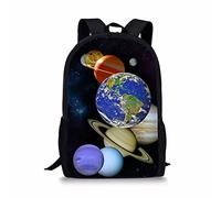 UOIMAG Planets Solar System Backpack Kids School Daypack Large Casual Shoulder Ruckpack Travel Organizer Bag