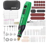 Uolor Mini Cordless Rotary Tool, Polishing Kit with 158 Accessories, Multi-Purpose Power Rotary Multi Tool for Polishing, Engraving, Sanding, Drilling, Etching, Cutting Grinding DIY Crafts