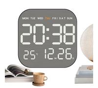Uomianty Alarm Clocks for Bedrooms,LED Multifunctional Aesthetic Machine - Digital Alarm Clock,for Bedrooms Bedside Room Home Dorm Offices School Nursery Travel Table