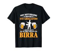 Uomo Divertente Barbecue Dalla Griglia BBQ Grigliata E Birra T-Shirt