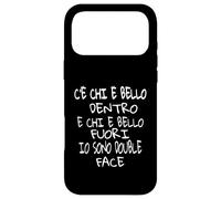 Uomo Divertenti Ironiche Bello Dentro Fuori io sono double Case for iPhone 17 Pro Max