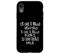 Uomo Divertenti Ironiche Bello Dentro Fuori io sono double Case for iPhone XR
