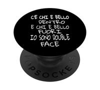 Uomo Divertenti Ironiche Bello Dentro Fuori io sono double PopSockets Adhesive PopGrip
