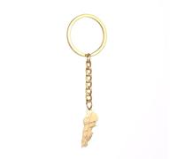 UOMSKTY Lebanon Map With City Names Keychain For Women Men,Country Map Key Rings Vintage Ethnic Patriotic Charm Country Souvenir Keyrings Fashion Trend Car Key Bag Decor Accessories,Yellow,One Size