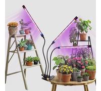 Uonekamo Grow iLghts for Indoor Plants Full Spectrum,Uv Light for Plants,10 Brightness Levels,Auto On Off Timer 3/9/12Hrs, Dimmable & 3-Color Changing, Simulation of Sunlight