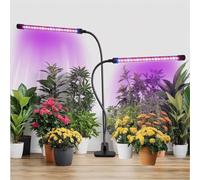 Uonekamo Uv Light for Plants,Grow Lights for Indoor Plants Full Spectrum,10 Brightness Levels,Auto On Off Timer 3/9/12Hrs, Dimmable & 3-Color Changing, Simulation of Sunlight