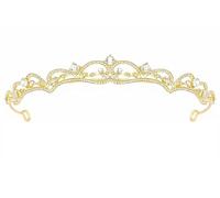 Uongeod Rhinestone Crown Crystal Bridal Tiara Princess Crown Birthday Crown Tiaras and Crowns for Women and Girls-Gold