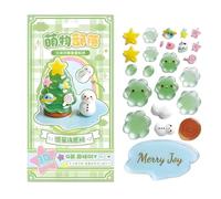 Uonguon 3D Stacking Stickers | Decorative Crystal Stacked 3D Scene Stickers | Kawaii Decals Scene Book | for Kids, Adults, Scrapbooking, Journaling, Arts, Crafts, Holiday, Room, Bedroom Wall