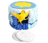 Uonguon Bird Bed for the Cage, Winter House with Padding, Plush Cockatiel Nest Bird Accessories, for Squirrels Conure Inseparable Small Animals Chinchilla Pet Accessories Fink Sleeping