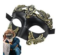 Uonguon Black Masque Costume Role-Playing Carnival Facial Guard