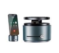 Uonguon Car Phone Holder - Magnetic Dashboard Mount, 2-in-1 Wireless Speaker with 360-degree Rotation, Smartphone Cradle, Wireless Audio, Heavy Duty Suction Stand for Safe Navigation