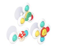Uonguon Cat Gyro Toy 3 Piece Suction Cup Training Windwheel Set