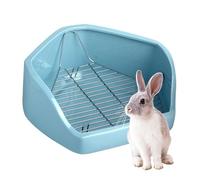 Uonguon Cat Litter Tray for Cage, Corner Toilet for Small Pets | Cage Corner Toilet Pan - Removable Wire Design Pet Toilet, Small Animal Potty Trainer Toilet for and
