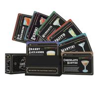 Uonguon Cocktail Recipe Cards - Paper Bartending, Double-Sided Printing with Easy Reference, Professional Bartender Guide, Party Tool, Beginners Accessory for Learning Drinks and Mixes