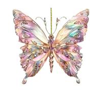 Uonguon Crystal Butterfly, Crystal Animal Ornament, Glitter 2d Rainbow Maker Decoration Interior Spaces, Flying Butterflies Gift for Women, Mother’s Day, Unique Design, Home Decor
