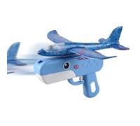 Uonguon Dinosaur Foam Glider - Lightweight Throw Plane, Toy with Soft Design, Hand Launch, Flying Aircraft Model, Outdoor Distance Competition Game for Active Play Skill Development Activities