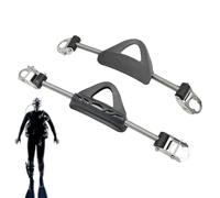 Uonguon Diving Fin Spring Heel Strap Diving Fin Straps | 1 Pair Stainless Steel Spring Fin Straps - Spring Strap Buckle Accessories, Diving Equipment for Snorkeling, Freediving, Underwater Swimming