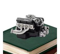 Uonguon Engine Model, Engine Miniature, 5.51 Inches Creative Resin Craft Display Ornament, Desk or Shelf Gift for Home, Garage, Workshop, Classroom, Education, Birthday and Collection