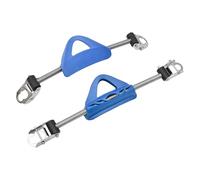 Uonguon Fin Strap Buckles, Diving Fin Strap Adjustable, 1 Pair of Adjustable Spring Fin Straps, Heel Fin Straps with Quick Release, Diving Accessories for Freediving and Spearfishing