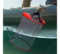 Uonguon Fish Basket,Portable Fishing Net | Foldable Floating Fish Basket Mesh Bait Pen Portable Fishing Bait Storage Cage for Live Caught