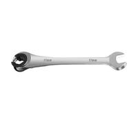 Uonguon Flare Nut Wrench, Ratcheting Open Rotation, Double End Bayonet, Quick Adjustment, Heavy Duty Build, Different Sizes, Silver Colour, Ideal For Oil Pipe Repair Necessities