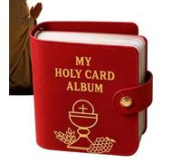 Uonguon Holy Card Holder with 20 Sleeves Portable Booklet Case