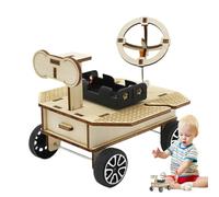 Uonguon Kids Mars Rover Kit,Science Toy Mars Rover DIY Kit - Rotatable Radar Mechanical Model Toy for Classrooms, Living Room, Bedroom, Children's Room, Kindergarten