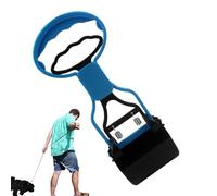 Uonguon Pooper Scooper, Pet Poop Picker, Foldable Long Handle Tool, 11.02 x 3.43 x 0.79 Inches Lightweight Waste Grabber, Easy Cleanup for Lawn, Yard, Garden, Apartment and Backyard