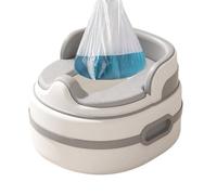 Uonguon Portable Toilet For Kids - Comfortable Quick Cleaning Seat, Folding Training Commode with Splash Guard, Travel Potty Chair, Mobile Restroom for Children Vehicle Traveling Camping Outdoor Park