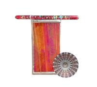 Uonguon PrismTwist Visual Cylinder - Radiant Pattern Creator, Optical Wonder with Light-Blend Reflections, Vivid Art, Handheld Scope with Rotating Insert, Spectrum- Display for Imagination-Boosting