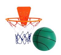 Uonguon Quiet Basketball - High Bounce Noiseless Training Ball, Soft Indoor Dribbling Practice for Children Adults, Skill Development Exercise, Basketball, 13.39x13.39x4.72 Inches