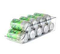 Uonguon Refrigerator Storage, Freezer Bins, Thickened Box, Beverage Rack, Kitchen Organiser, 1 Piece, Black, Perfect For Beer, Soda Cans, Cola Container Necessities