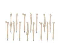 Uonlytech 1 Set Creepy Bone Shape Ballpoint Pens for Halloween Party Fun Decorative Pens for Students Stationery and Party Props and Bite Resistant