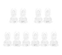 Uonlytech 10 Pcs Night Light Christmas Angel Led Lights Light up Angel Statue Lighted Statue Christmas Decor Angel Garden Ornaments Angel Wing Lights Angel Wings Acrylic Baby Cute