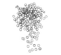 Uonlytech 100 Sets Eyelets for Shoes Hollow Rivet Grommets with Inner Diameter Durable Sewing Fasteners for DIY Shoe Repair Clothing Tags Secure Shoelace Fit and Multipurpose Accessories