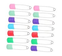Uonlytech 100Pcs Diaper Safety Brooches Durable Pins for Newborn Cloth Diapering Sewing Crafts and Laundry Resistant and Holder