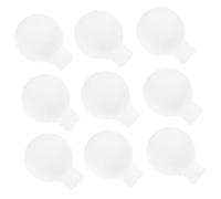 Uonlytech 100Pcs Frosted Round Globe Lampshade Covers for Led String Lights Small Abs Lamp Bead Shades for Indoor Decorative Fairy Light Accessories