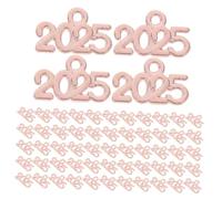 Uonlytech 100pcs Graduation Alloy Pendant Charms for Jewelry Making DIY Crafting Accessories for Bracelets Earrings Keychains Versatile Year Charms for Wedding Decor and Scrapbooking