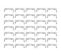 Uonlytech 100pcs LED Tape Strip Light Mounting Brackets Fixing Clips One- Side Fixing T5