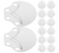 Uonlytech 100Pcs Medieval Armor DIY Material Kit Metal Scale Plates Silver Mirror Finish for Costume Crafting Roleplay Knights Historical Fantasy Armor Supplies